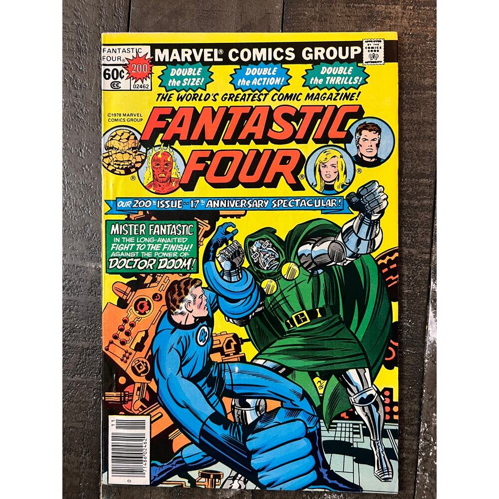 VINTAGE 1978 Marvel "FANTASTIC FOUR" #200 - F/Uncommon - Anniversary Issue!